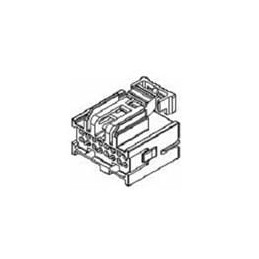 1 pcs : 15394150 - Automotive Connectors 16P FEMALE BLACK 64 SERIES 7 AMPS