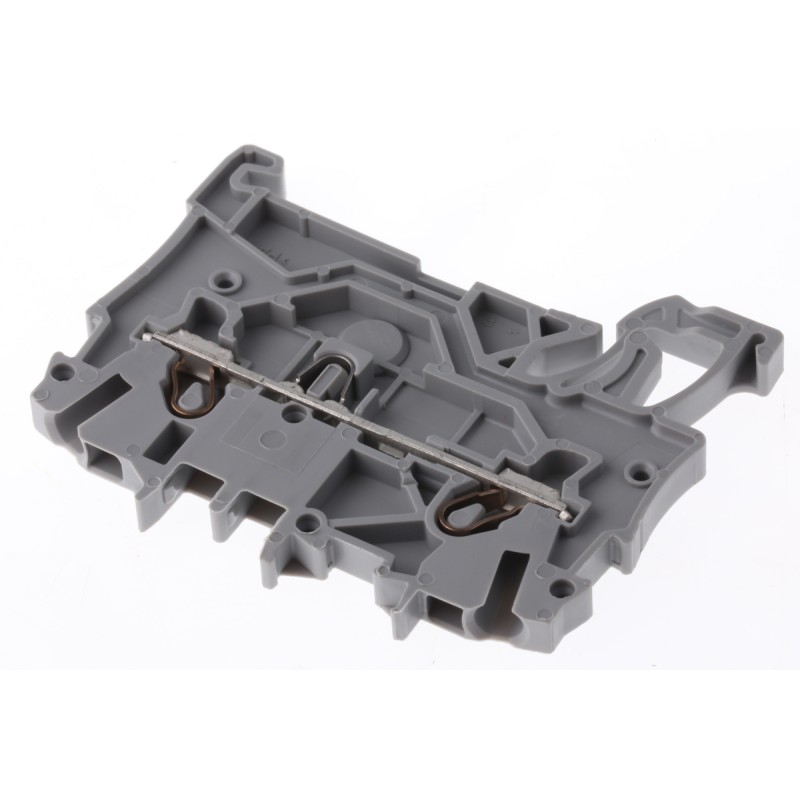 5 pcs - Wago TOPJOB S, 2000 Series Grey Feed Through Terminal Block, 1mm², Single-Level, Push-In Cage Clamp Termination, ATEX,