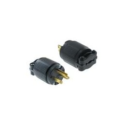 1 pcs : Q-726 - AC Power Plugs & Receptacles 20A/250VAC WIRNG DEV NEMA 6-20P BLK
