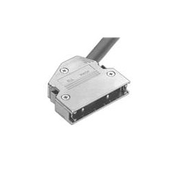 1 pcs : 10340-C500-00 - D-Sub Backshells 40P JUNCTION SHELL 60 DEGREE EXIT Zn