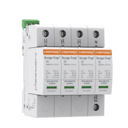 1 pcs - Mersen, STPT2-40 Surge Protection Device 275 V ac Maximum Voltage Rating 40kA Maximum Surge Current Type 2 Mersen SPD