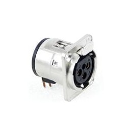 1 pcs : E4FRA - XLR Connectors QG RECEPTACLE 4 POS
