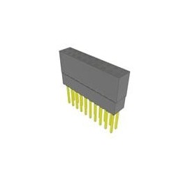 1 pcs : ESQ-110-24-G-D - PC/104 Connectors Elevated Socket Strip, 0.100' Pitch