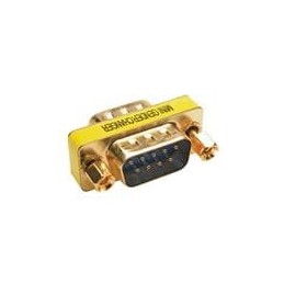 1 pcs : P152-000 - D-Sub Adapters & Gender Changers DB9M/M MINI GENDER CHANGER