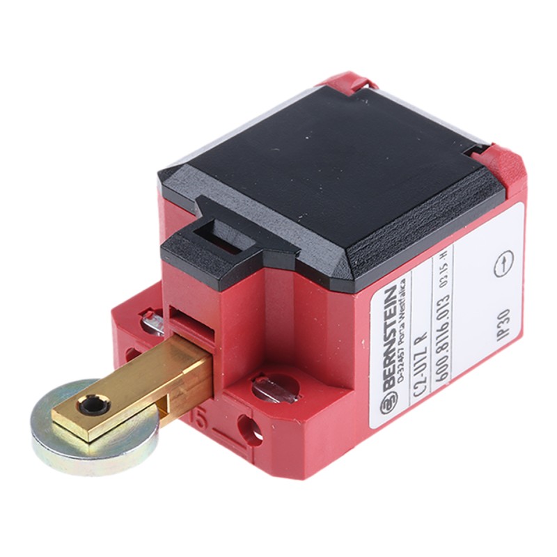 1 pcs - Bernstein AG C2 Series Roller Interlock Switch, NO/NC, IP20, Glass Reinforced Plastic (GRP) Housing