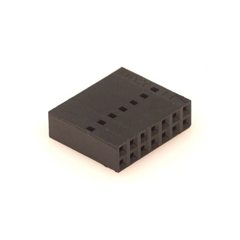 5 pcs - Molex, 70450 Female Crimp Connector Housing, 2.54mm Pitch, 14 Way, 2 Row