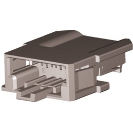 5 pcs - TE Connectivity, AMP MCP 2.8 Automotive Connector Plug 3 Way, Crimp Termination