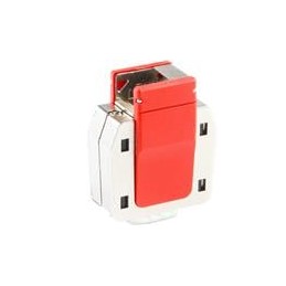 1 pcs : 213032-1012 - D-Sub Backshells FCT JUWEL SIZE1 CABLE CLAMP RED