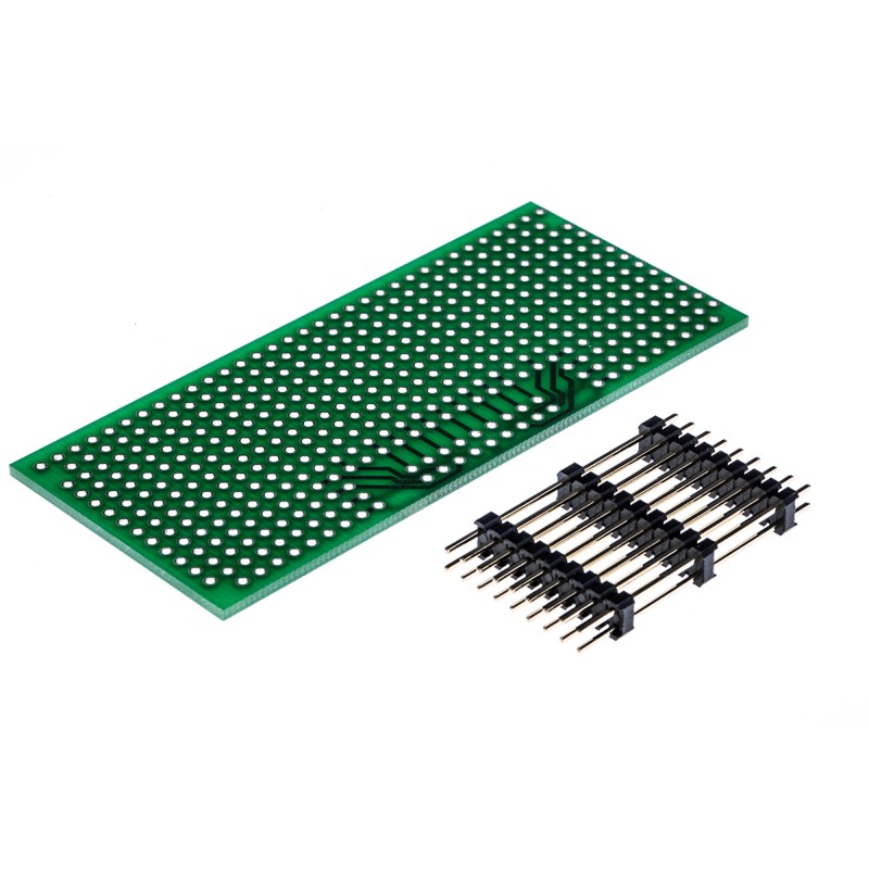 1 pcs - Phoenix Contact RPI-BC EXT-PCB HBUS SET Series Perfboard with Pin Strip for Use with Prototyping Electronic Circuits