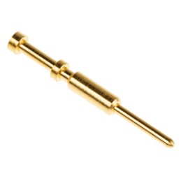 5 pcs - Phoenix Contact Male Crimp Circular Connector Contact, Contact Size 1mm, Wire Size 0.06 - 0.25 mm