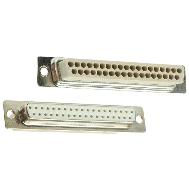 5 pcs - MH Connectors MHD 37 Way Cable Mount D-sub Connector Socket, 2.77mm Pitch