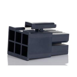 5 pcs - Molex, Mega-Fit Male Connector Housing, 5.7mm Pitch, 6 Way, 2 Row