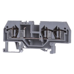 5 pcs - Wago 281 Series Grey Feed Through Terminal Block, 4mm², Single-Level, Cage Clamp Termination