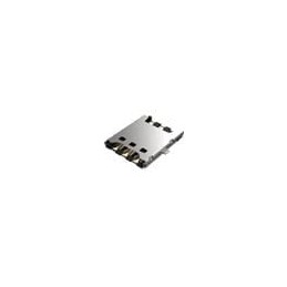 1 pcs : SIM8055-6-1-14-00-A - Memory Card Connectors Nano SIM Card Connector,Push-Pull Type, 6 PIN, SMT, with normally open card