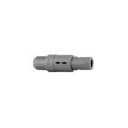 1 pcs : PAG.M0.4GL.AC52A - Circular Push Pull Connectors 4P SOLDER STR PLUG CBL COLLET 5.2MM BLU