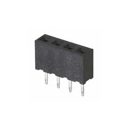 1 pcs : M22-7130442 - Headers & Wire Housings 4 PIN SIL VERTICAL GOLD+TIN SOCKET