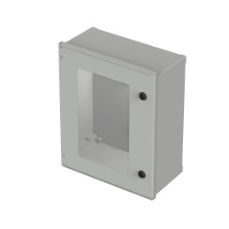 1 pcs - Bopla Polysafe Series Fibreglass Reinforced Polyester Wall Box, IP66, Viewing Window, 400 mm x 500 mm x 200mm