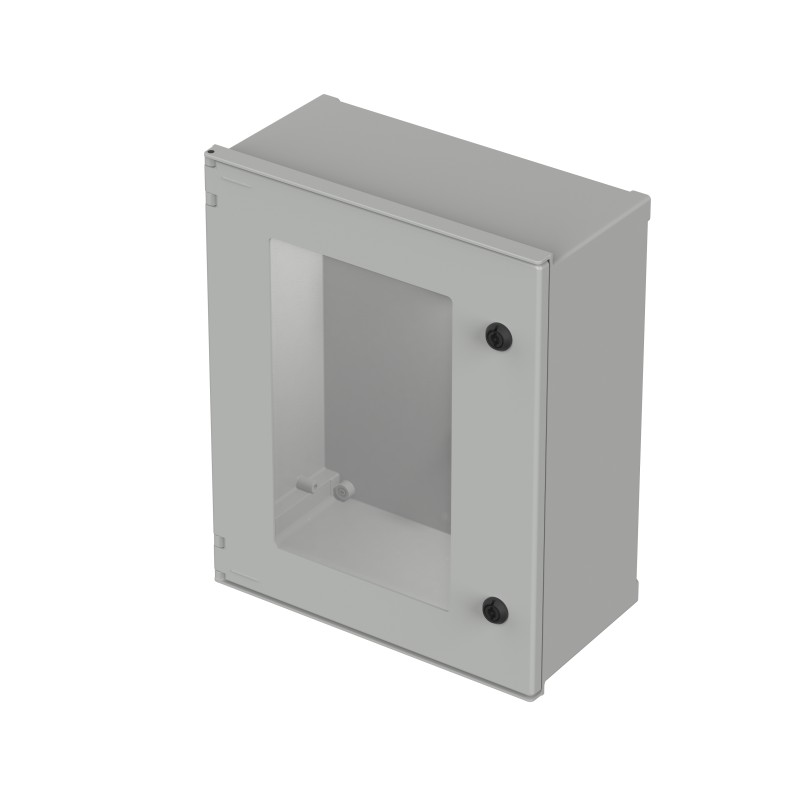 1 pcs - Bopla Polysafe Series Fibreglass Reinforced Polyester Wall Box, IP66, Viewing Window, 400 mm x 500 mm x 200mm