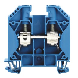 5 pcs - Weidmuller W Series Blue Feed Through Terminal Block, Single-Level, Screw Termination