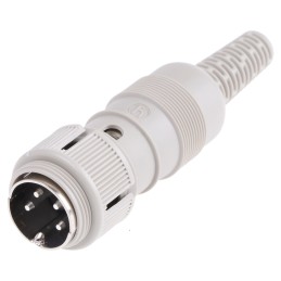 50 pcs - Hirschmann, MAS 4 Pole Din Plug, 4A, 34 V ac/dc IP30, Screw Lock, Male, Cable Mount