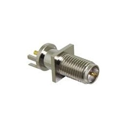 1 pcs : CONREVSMA006.062SQ - RF Connectors / Coaxial Connectors RPSMA Fml Edge Multi Mnt Sq for .062' PC