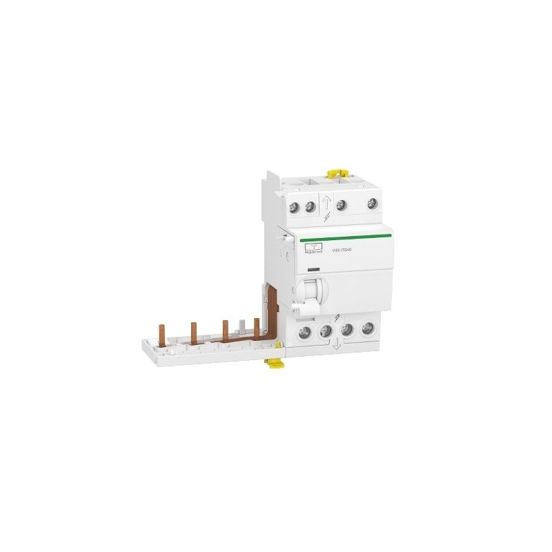 1 pcs - Schneider Electric Acti9 iTG40 RCCB, 40A, 4 Pole, 300mA, Type AC, 400V ac