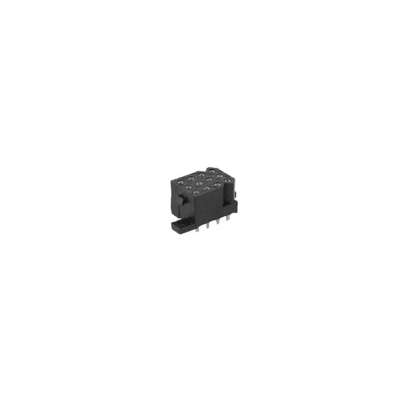 1 pcs : SMS12GE3 - Headers & Wire Housings 12P QIKMATE SOCKET STRT PC BOARDMOUNT