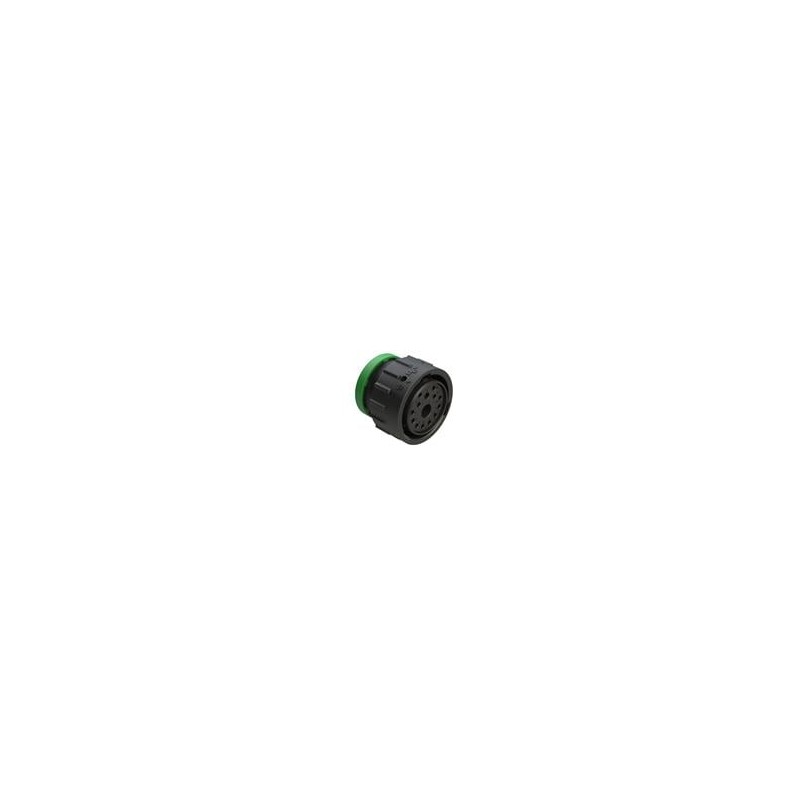 1 pcs : AHDP06-24-14SN-BRA - Standard Circular Connector 14 POSITION PLUG GREEN