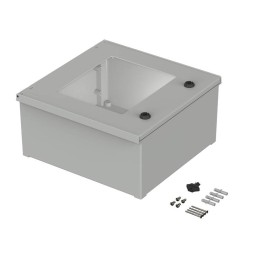 1 pcs - Bopla Polysafe Series Fibreglass Reinforced Polyester Wall Box, IP66, Viewing Window, 400 mm x 400 mm x 200mm