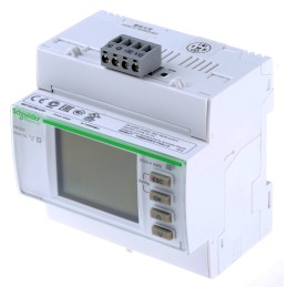 1 pcs - Schneider Electric 1, 3 Phase LCD Energy Meter, Type