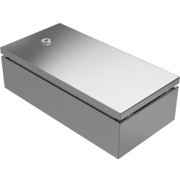 1 pcs - RS PRO 304 Stainless Steel Wall Box, IP66, IP69, 200 mm x 400 mm