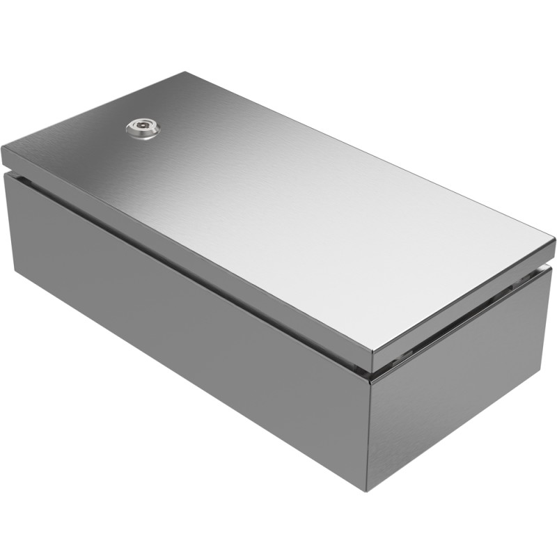 1 pcs - RS PRO 304 Stainless Steel Wall Box, IP66, IP69, 200 mm x 400 mm