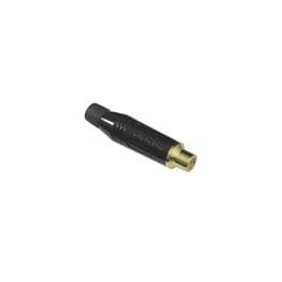 1 pcs : ACJR-BLK - RCA Phono Connectors RCA FMALE JACK BLACK