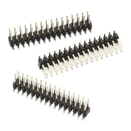 5 pcs - Wurth Elektronik WR-PHD Series Straight Surface Mount Pin Header, 20 Contact(s), 2.54mm Pitch, 2 Row(s), Unshrouded
