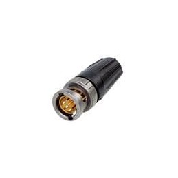 1 pcs : NBNC75BLP7X - RF Connectors / Coaxial Connectors O.D. 4-8mm antraloy plating 75 Ohm UHD