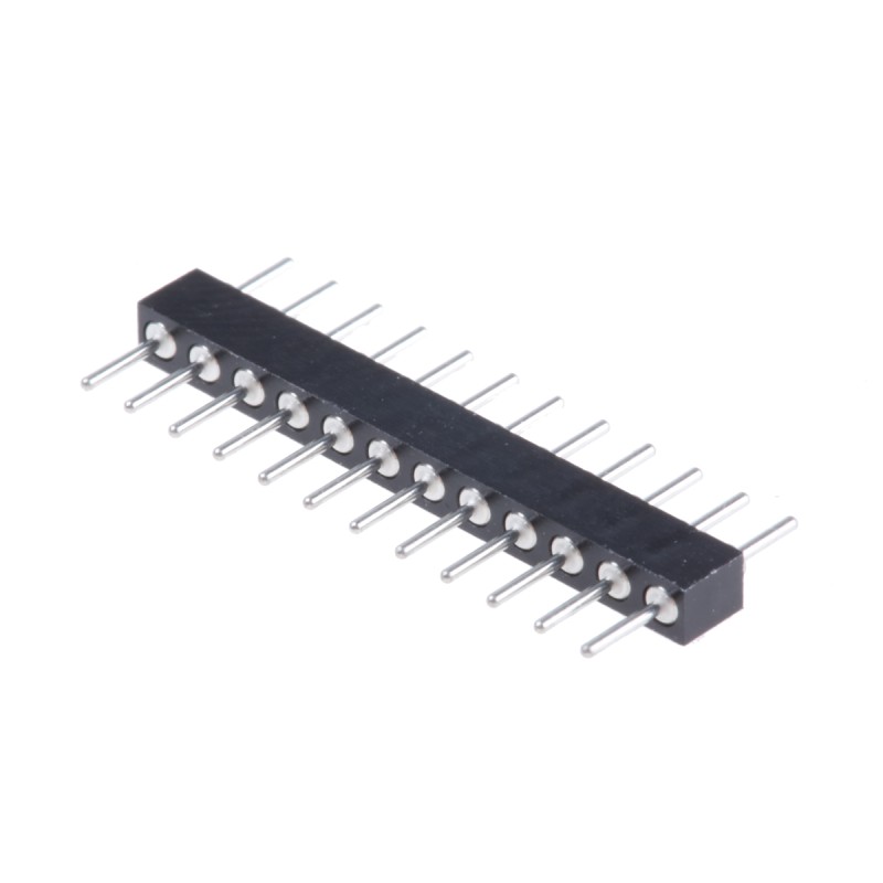 5 pcs - Preci-Dip Straight Through Hole Pin Header, 12 Contact(s), 2.0mm Pitch, 1 Row(s), Unshrouded