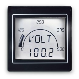 1 pcs - Trumeter LCD Digital Panel Multi-Function Meter, 68mm x 68mm