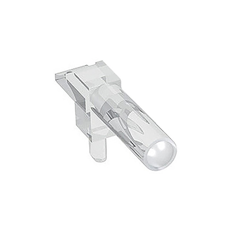 10 pcs - 1271.2001 MENTOR, PCB Mounted Right Angle LED Light Pipe, Clear Round Lens