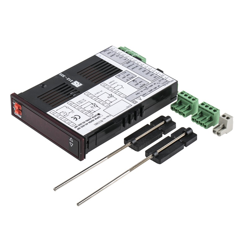 1 pcs - GILGEN Muller & Weigert LED Digital Panel Multi-Function Meter for Current, Temperature, Voltage, 22.2mm x 92mm