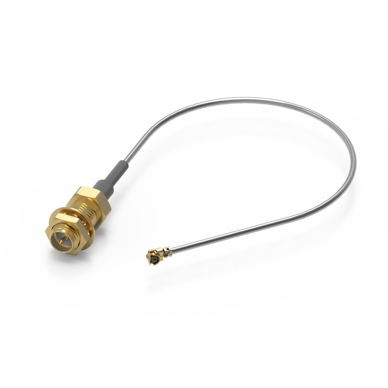 20 pcs - Wurth Elektronik Female RP-SMA to Male UMRF Coaxial Cable, 150mm, Terminated