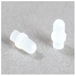 10 pcs - PLP1-100-D Bivar, Panel Mount LED Light Pipe, White Round Lens