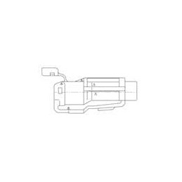 1 pcs : 7123741440 - Automotive Connectors CONN 1P 070 SWP LT GRY