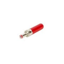 1 pcs : 768K - DC Power Connectors 2.1mm Locking Plug Red Tip Red Handle