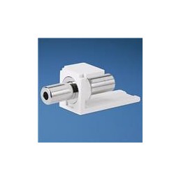 1 pcs : CM35MSCIWY - Phone Connectors Stereo Coupler 3.5mm Off White