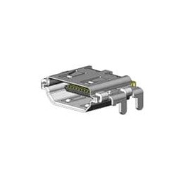 1 pcs : DC3RX19JA3R1700 - HDMI, Displayport & DVI Connectors HDMI Standard Type D HDMImicro con 1700