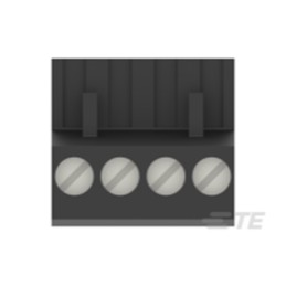 5 pcs - TE Connectivity 5mm Pitch 4 Way Pluggable Terminal Block, Plug, Cable Mount, Screw Termination