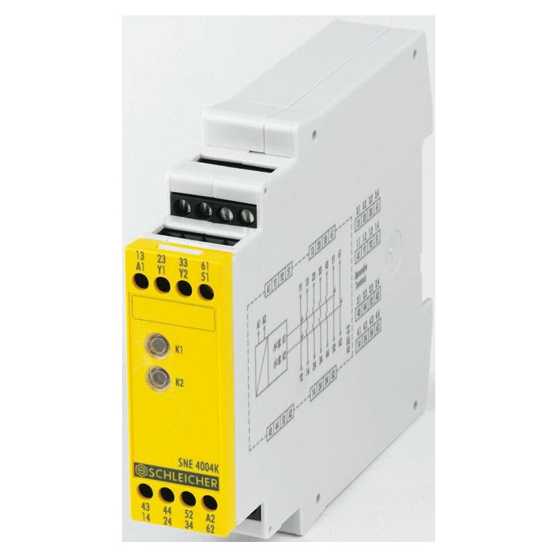1 pcs - Wieland SNE 4004K Series Output Module, , 0 Inputs, 7 Outputs, 24 V ac/dc, 4NO/3NC