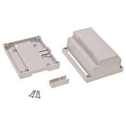 1 pcs - RS PRO Modular Enclosure Enclosure Type, 107.0 x 89.0 x 65.6mm, ABS DIN Rail Enclosure