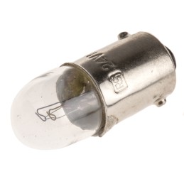 10 pcs - RS PRO BA9s Indicator Light, Clear, 24 V, 50 mA, 10000h