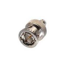 1 pcs : UPL220-004 - RF Connectors / Coaxial Connectors BNC Straight Plug for RG179/187 Cable